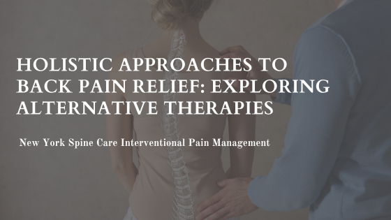 Alternative Therapies for Chronic Pain Management - Part 9